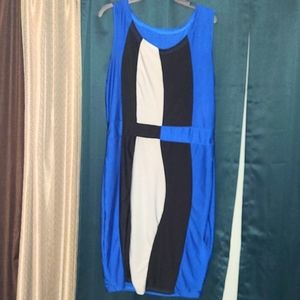 Colorblock Mini Dress